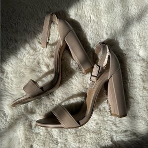 STEVE MADDEN Carrson Heel in Blush Leather / Neutral Size 5.5